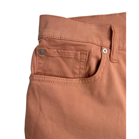 Joe's Jeans Kinetic Brixton Straight and Narrow Pants Salmon Pink Casual Work 33 - Picture 4 of 12